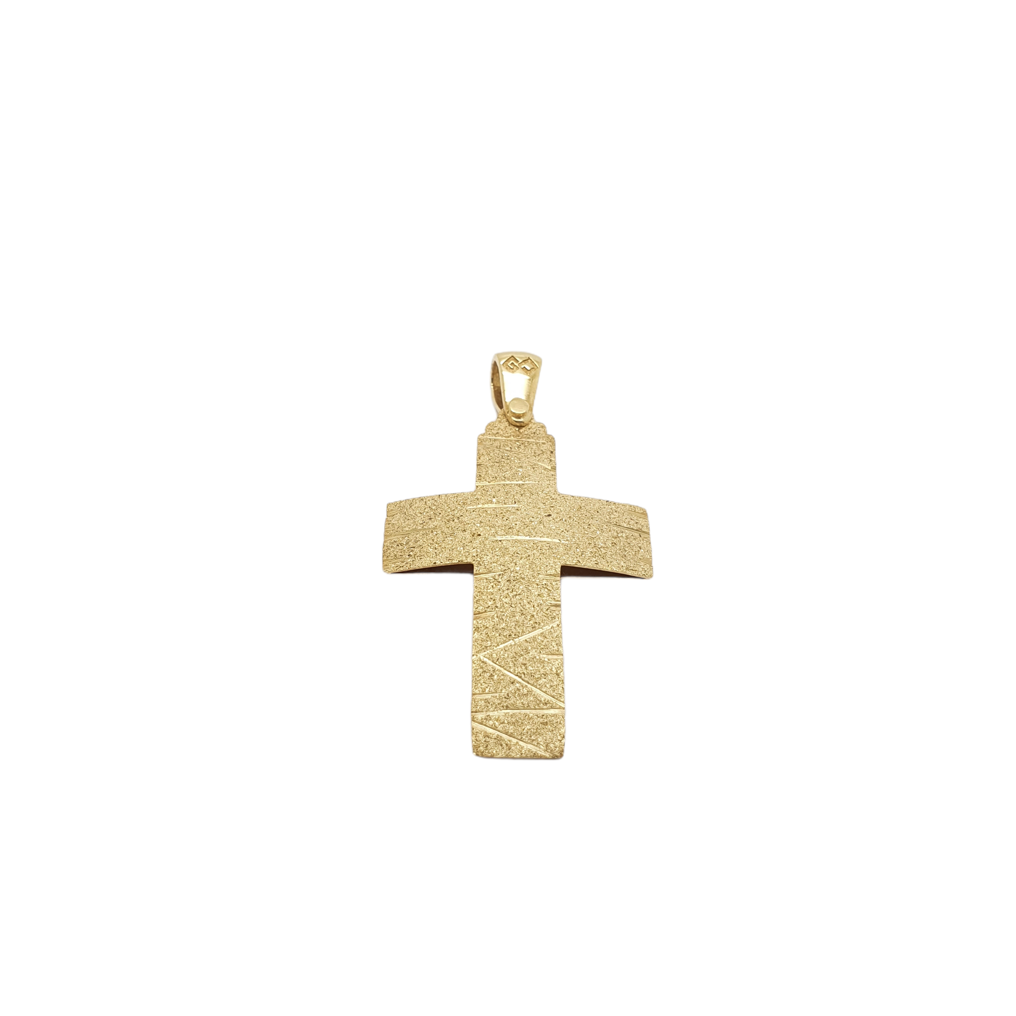 Croce in oro giallo k14 (code GP 1893)